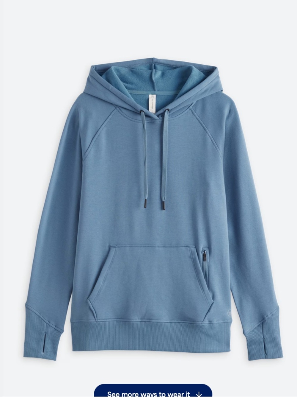 We Wander Set of Women’s Hoodies in Blue and Pink - Picture 7 of 9